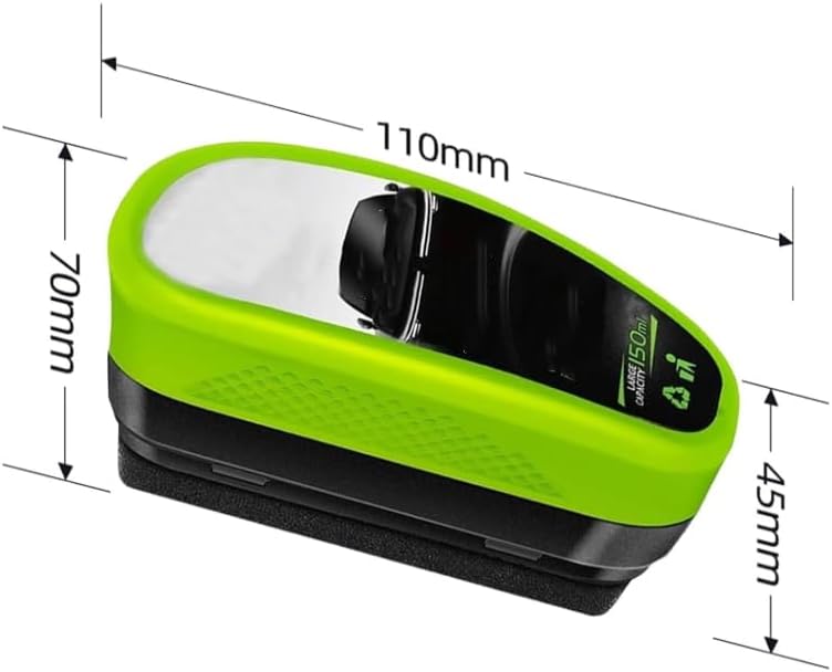 Mciluyaiio Green 2.0 Car Windshield Oil Film Remover Brush, Powerful Glass Cleaner