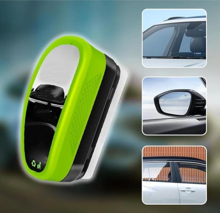 Mciluyaiio Green 2.0 Car Windshield Oil Film Remover Brush, Powerful Glass Cleaner