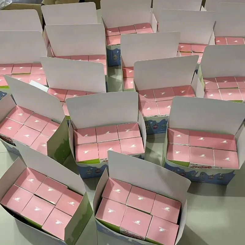 Labubu The Monsters Heartbeat Macaron Collectible Enamel Face Blind Box Figure