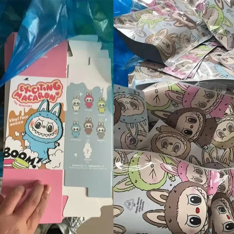 Labubu The Monsters Heartbeat Macaron Collectible Enamel Face Blind Box Figure