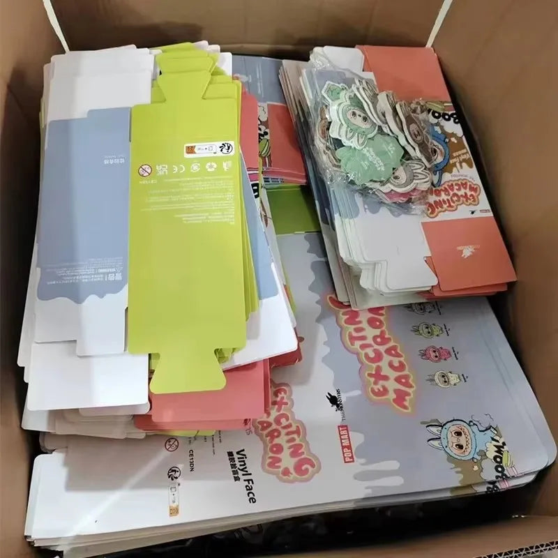 Labubu The Monsters Heartbeat Macaron Collectible Enamel Face Blind Box Figure