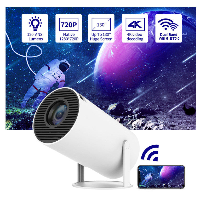 Vidéoprojecteur portable à domicile 180 degrés