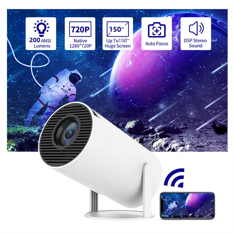 Vidéoprojecteur portable à domicile 180 degrés