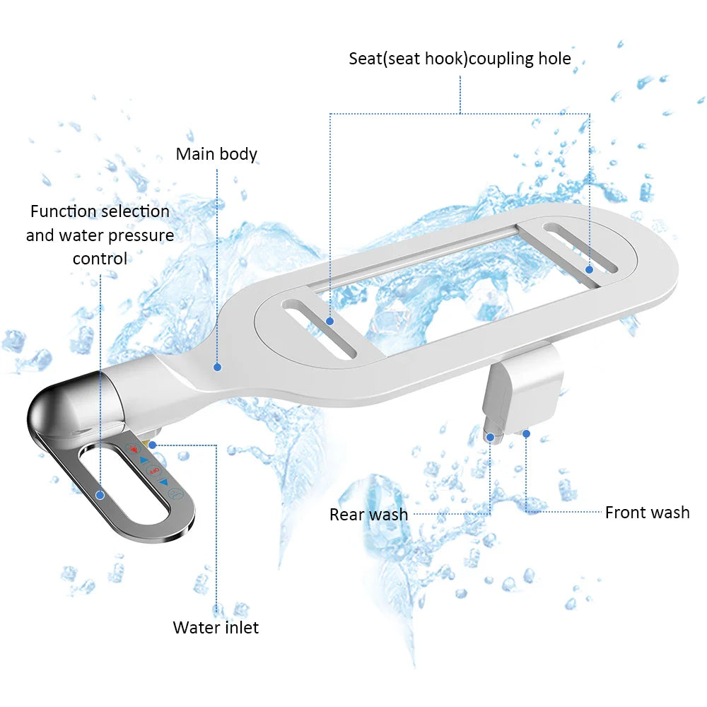1 siège de toilette bidet ultra fin